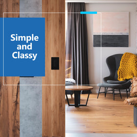 LIDER matte black finish adds modern style to interiors