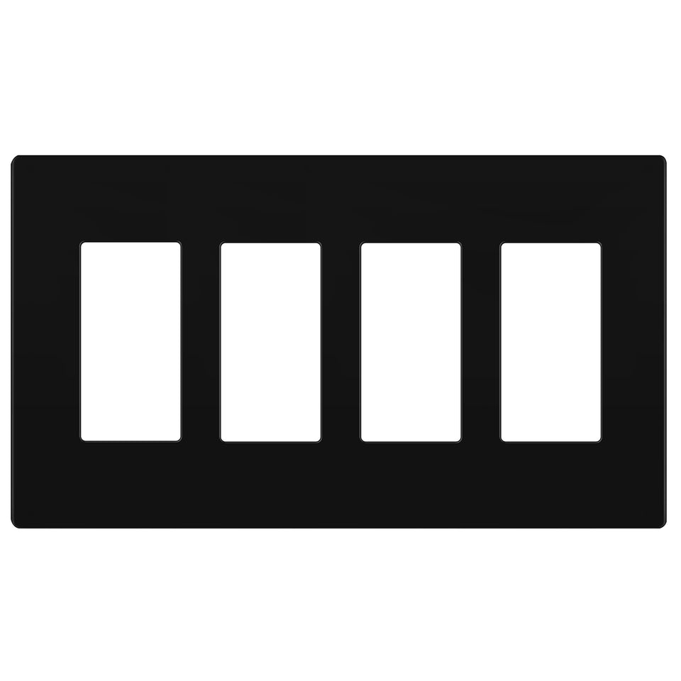 LIDER screwless wall plate front view showing a clean, modern wall aesthetic