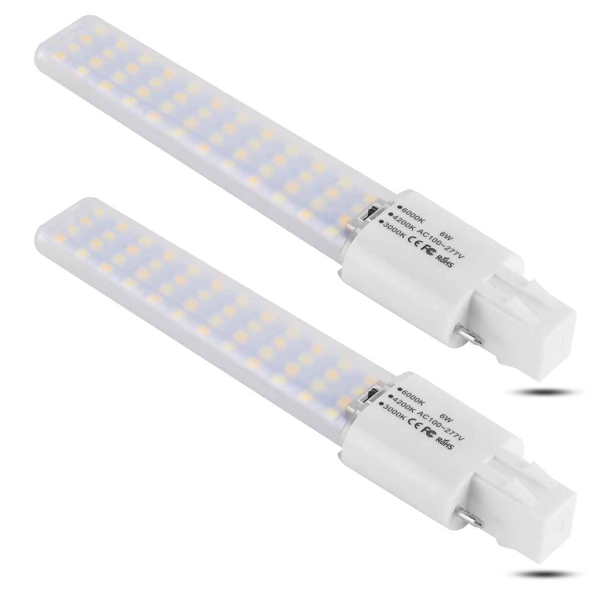 Lidesheng GX23 3-color temps with adjustable 3000K/4200K/6000K for versatile mood lighting.