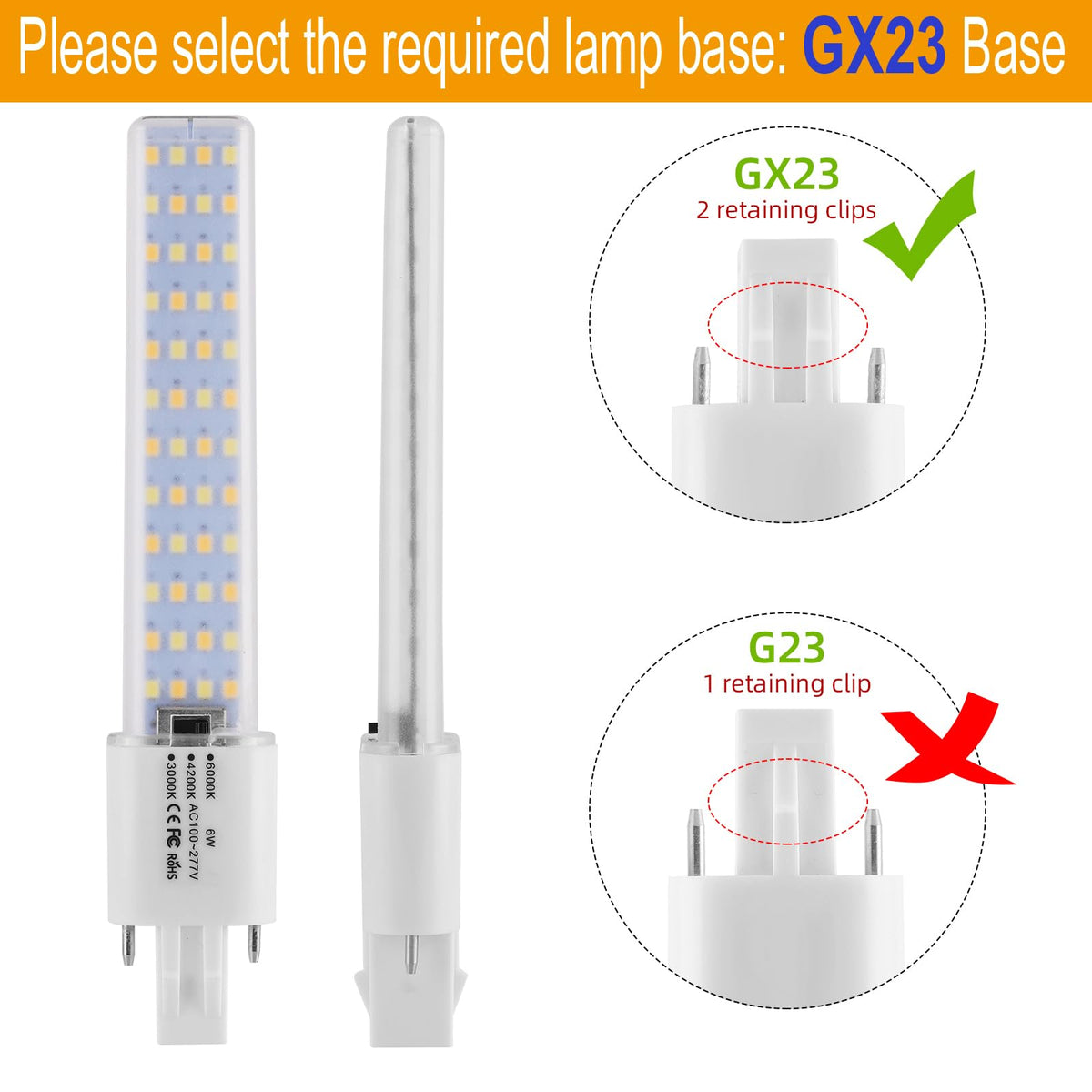 Lidesheng GX23 ultra-slim body fits tight fixtures for easy upgrades.