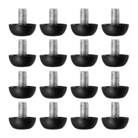 LIDSCURA leveling foot M8-8mm showing sturdy screw-in base for stable furniture
