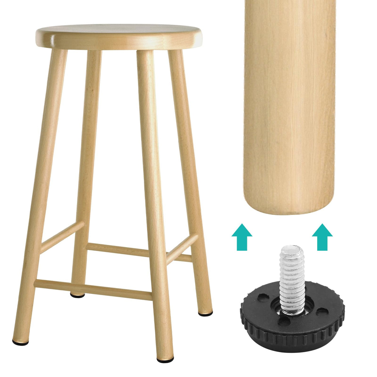 LIDSCURA provides smoother movement with reduced noise on hard floors.