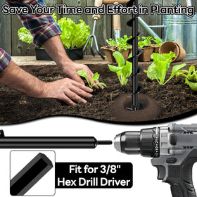 Liedisess garden auger suitable for shrubs, trees, pots, fences, and umbrellas.