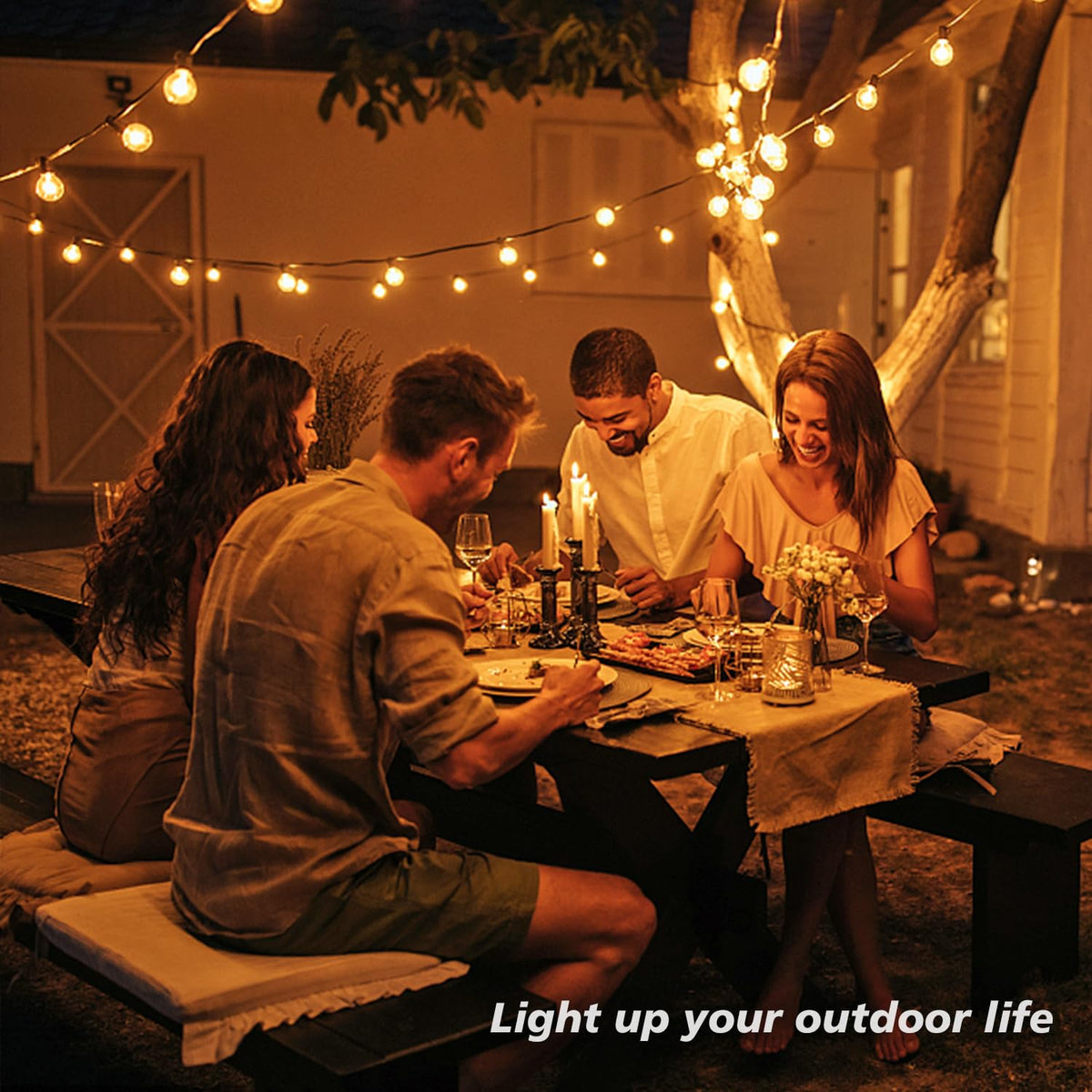 LiEiDi outdoor and indoor ambience bulbs for cafes and porches.