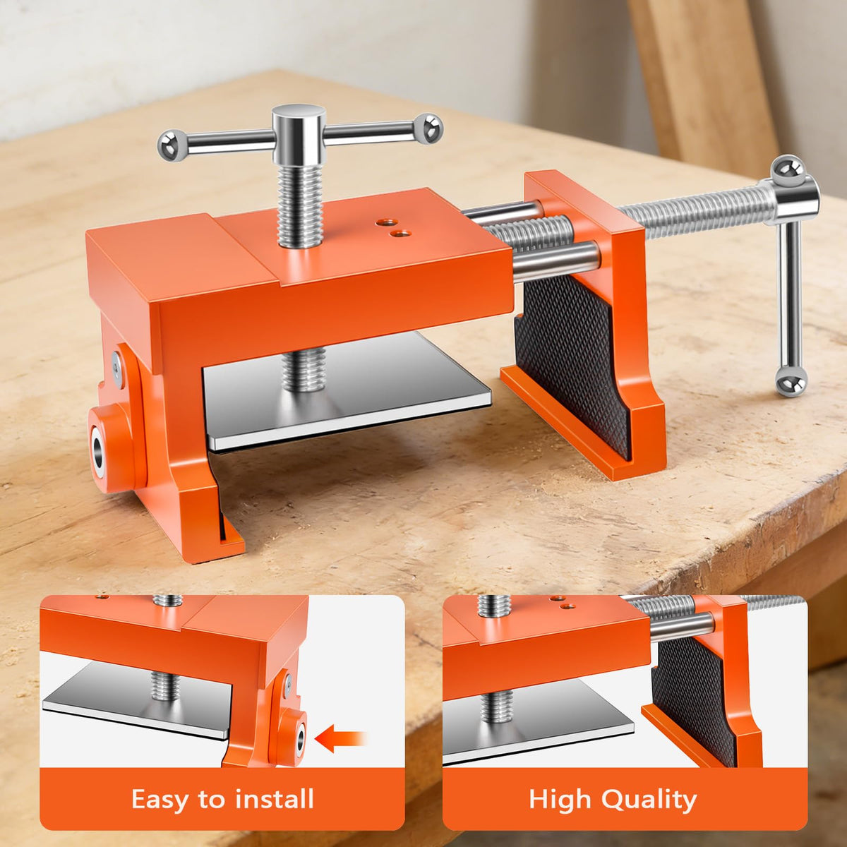 Lifarsculp adjustable jaw capacity ranges from 2.3 to 4.7 inches.