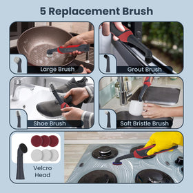 LifeBasis large brush head covers broad surfaces quickly and effectively