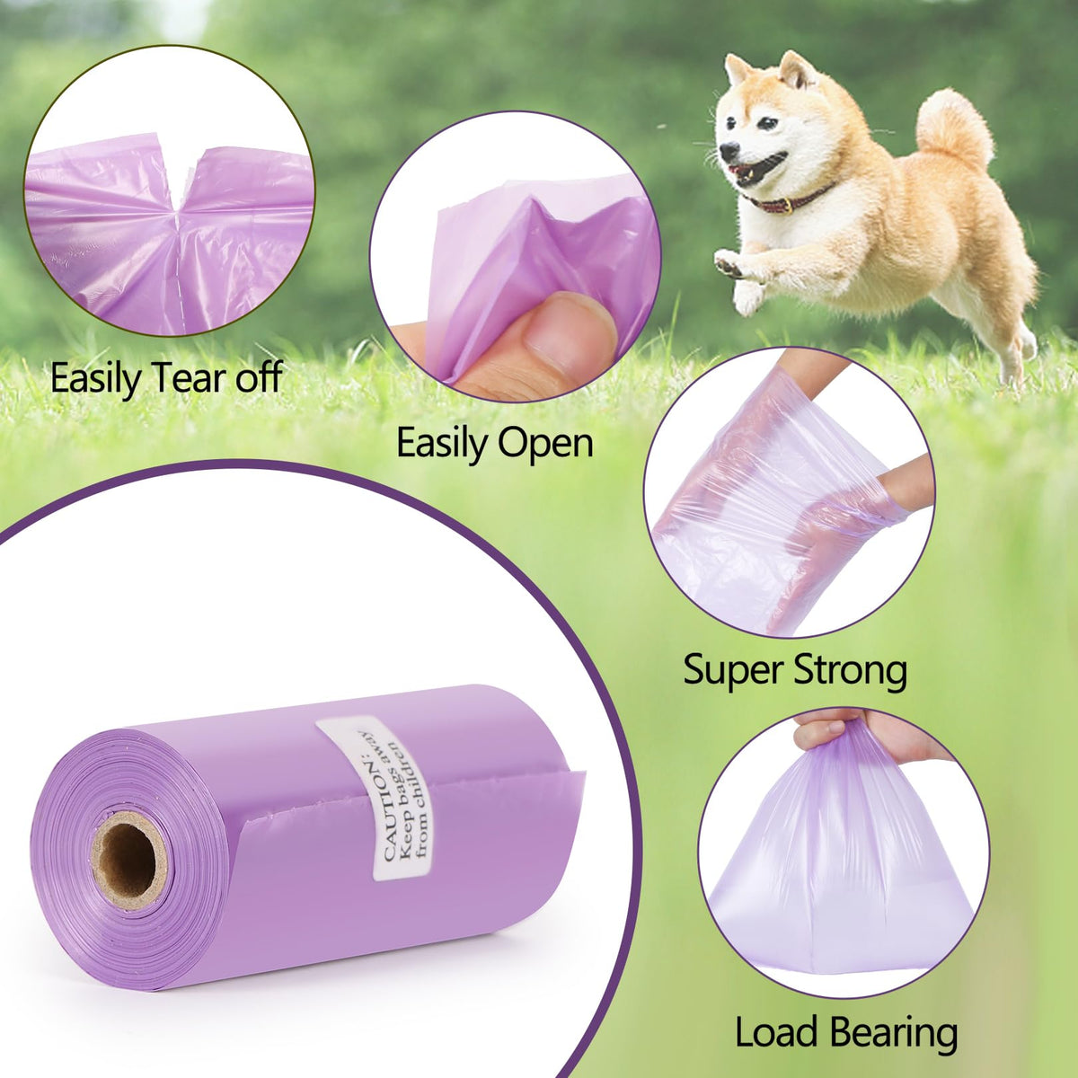 Lifegogo purple packaging stands out for quick grab-and-go usage.