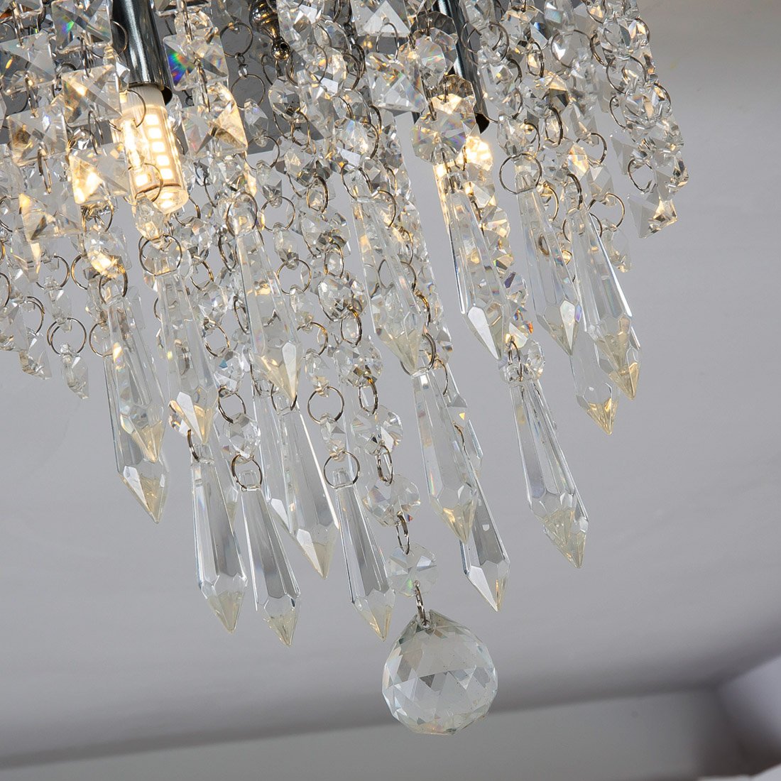 Lifeholder mini chandelier installation hardware included for quick setup.