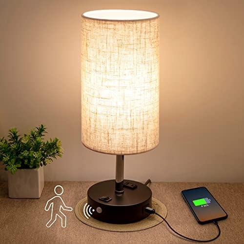 Lifeholder table lamp motion sensor base activating on movement
