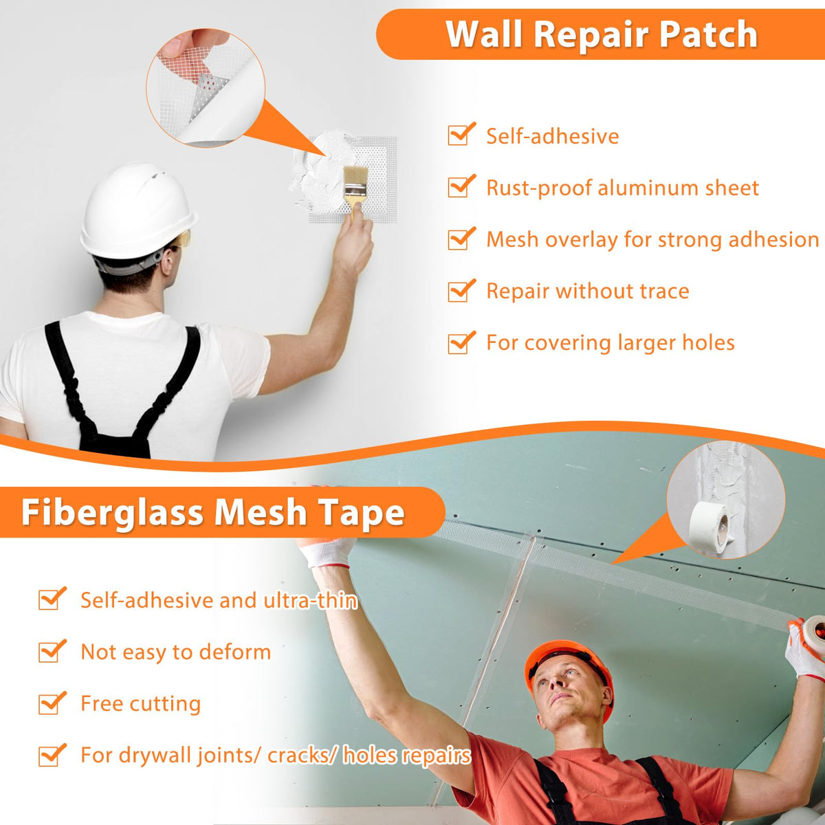 LifeisLuck white putty for drywall smooth filling and fast drying.