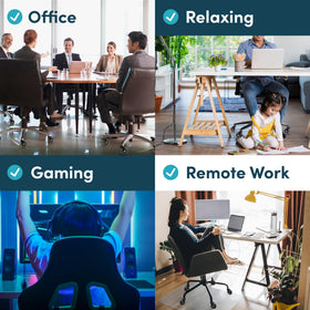 Quiet glide Lifelong chair wheels moving across office carpet