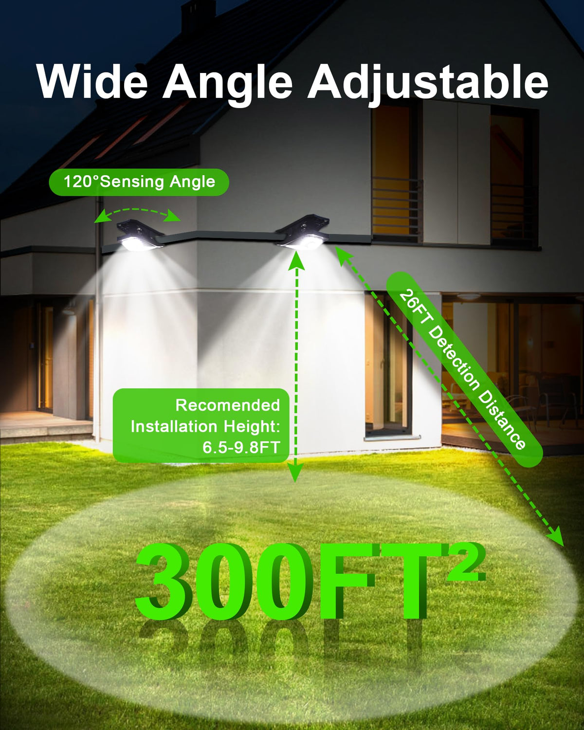 LIFENGSOLER installation options include clip, hook, and screw mounting.