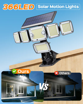 LIFENGSOLER solar flood light 3000mAh battery and solar charging.