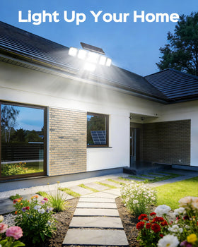 LIFENGSOLER solar flood light IP65-rated durable housing for all weather.