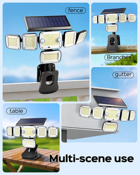 LIFENGSOLER solar flood light remote control with three operating modes.