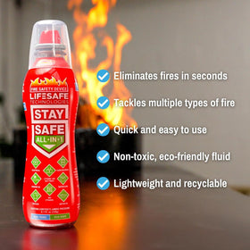 LifeSafe StaySafe compact design for easy storage and quick access.