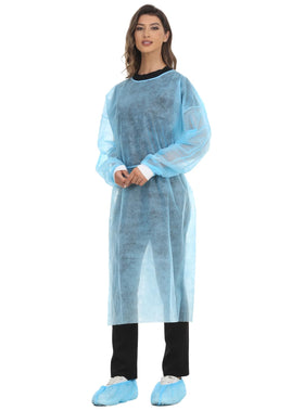 LIFESOFT gown knit cuff detail ensuring secure and comfortable wear