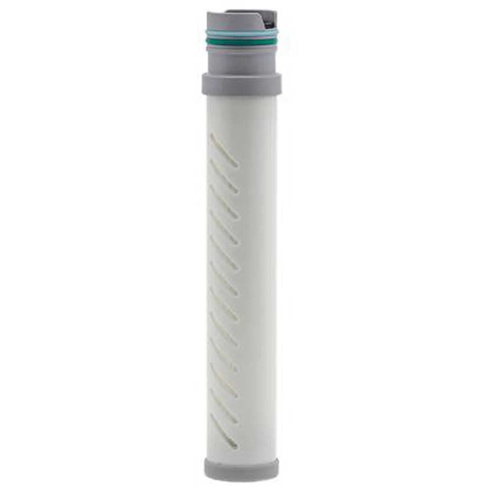 LifeStraw Go 2-Stage replacement filter in white for clean, safe drinking water on the go.