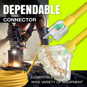 LifeSupplyUSA waterproof extension cord for reliable outdoor use.