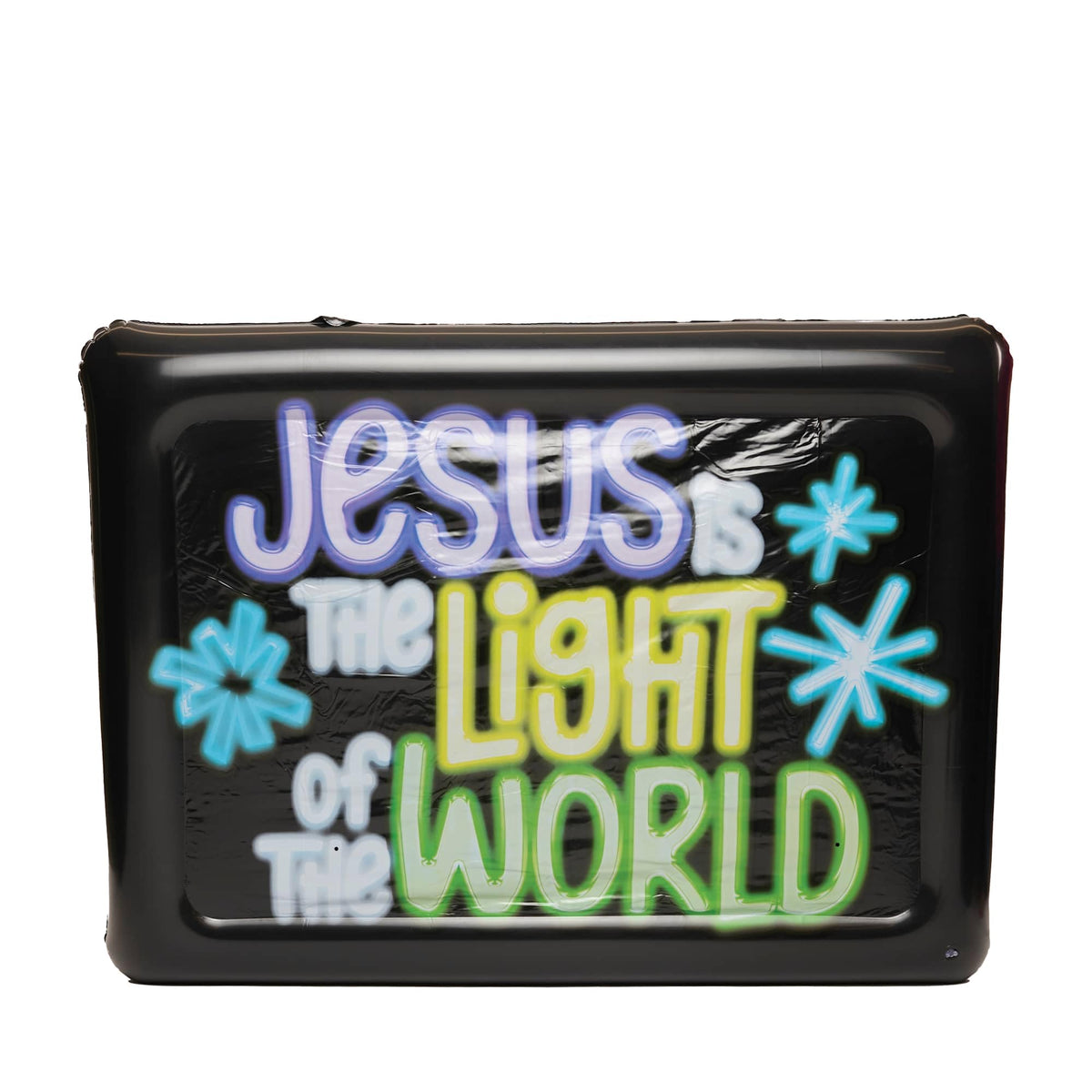 Lifeway Kids Illumination Station neon sign side B creates a vibrant, versatile VBS backdrop.