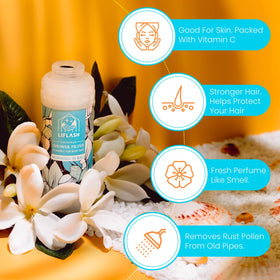 LIFLASH luxury aromatic fragrance enhances daily shower mood