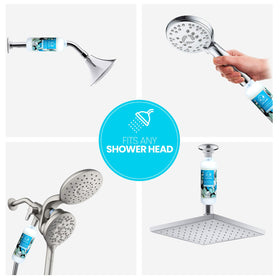LIFLASH universal shower arm compatibility ensures easy attachment anywhere