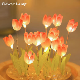 Lifnatty women's gift tulips lamp blends romance with modern design.
