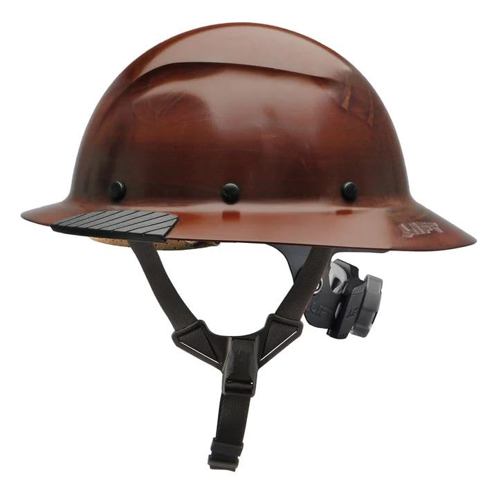 Lift Safety DAX adjustable straps fit a wide range of head sizes securely.
