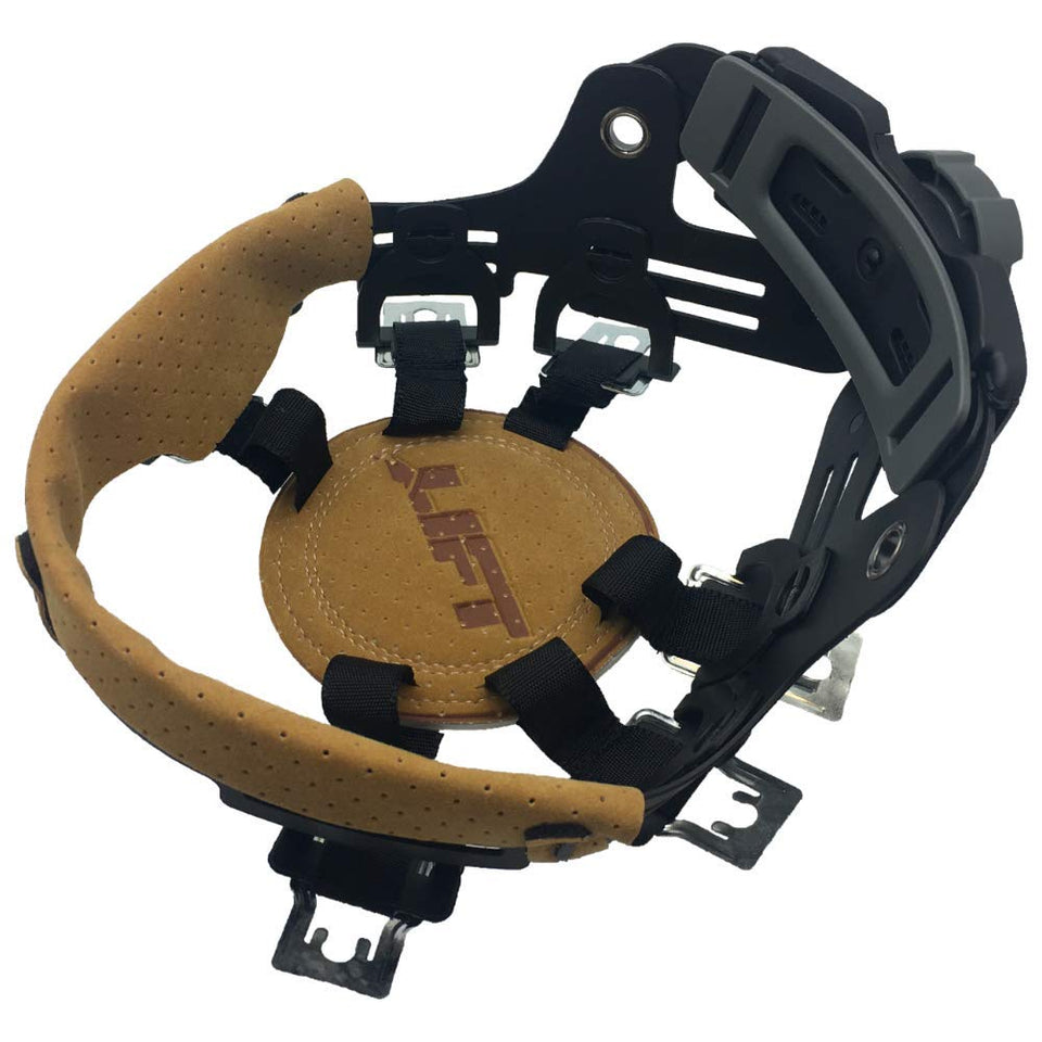 LIFT Dax hard hat suspension front view offers secure fit for all-day comfort.