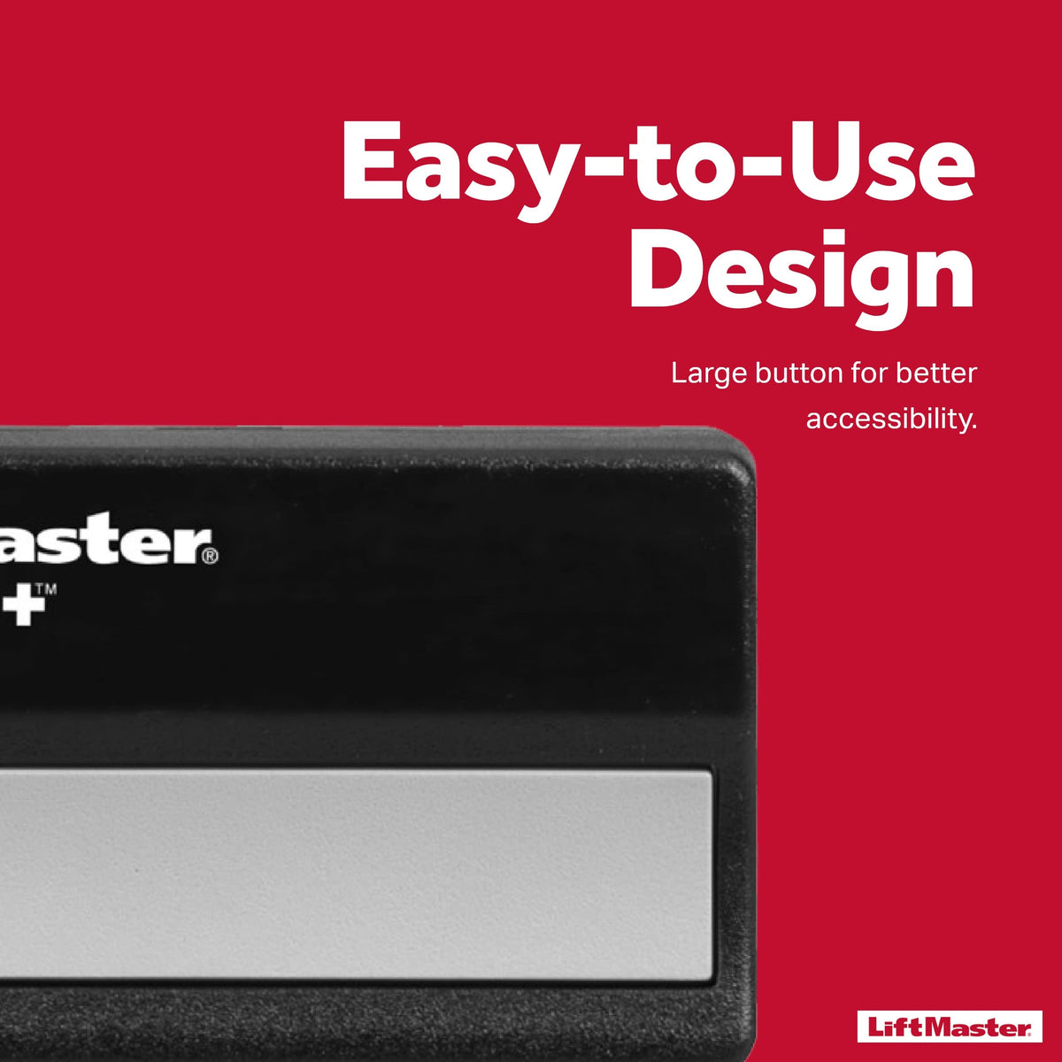 Compatibility highlight for LiftMaster 390MHz SecurityPlus system.