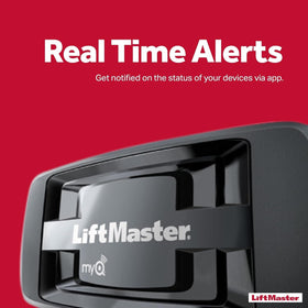 LiftMaster 828LM provides real-time notifications of garage activity.