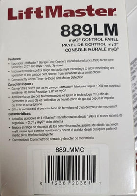 LiftMaster 889LMMC ambient light indicator during operation
