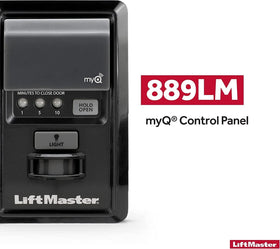 LiftMaster 889LMMC wall panel back side for quick setup