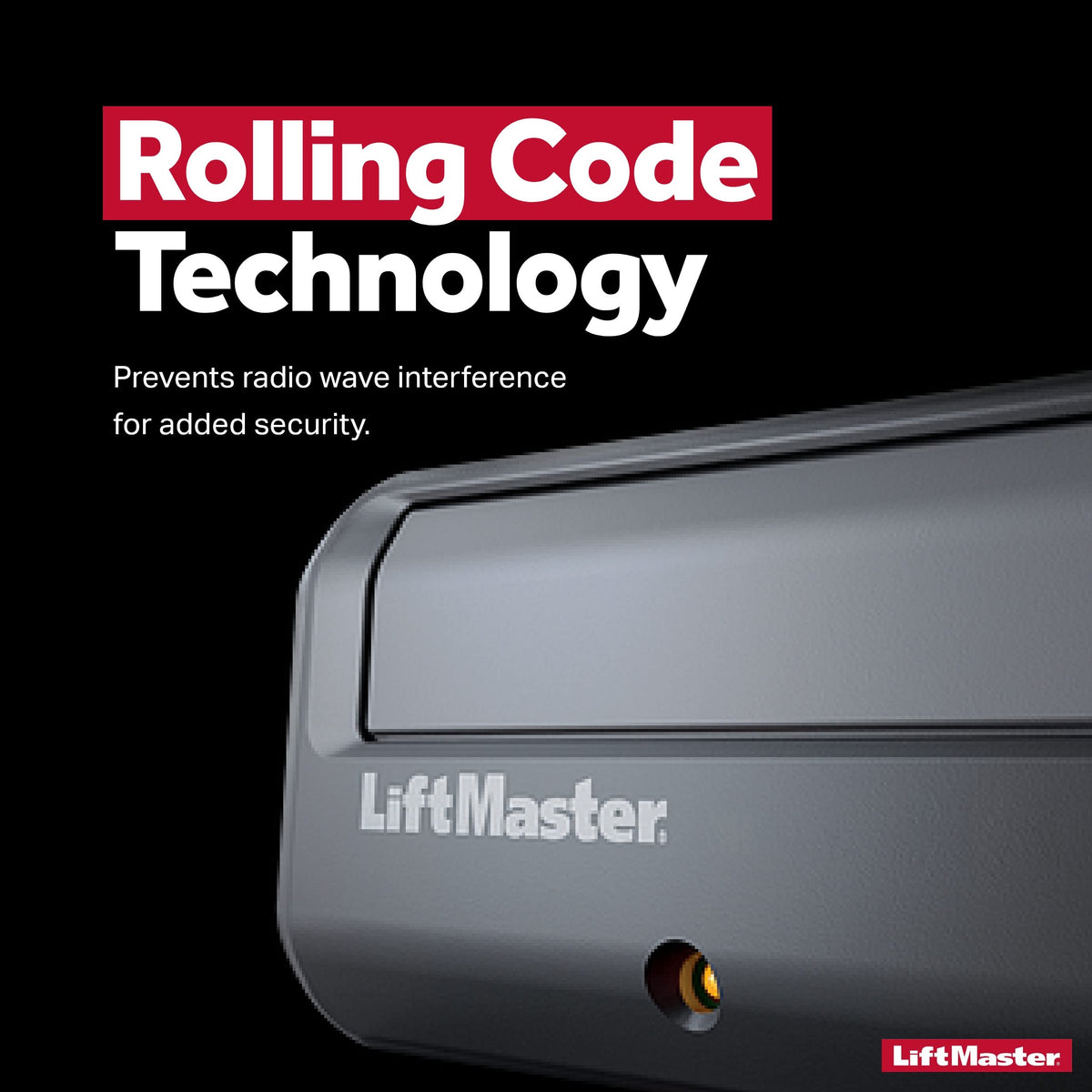 LiftMaster 891LM internal 3V battery with long life up to five years.