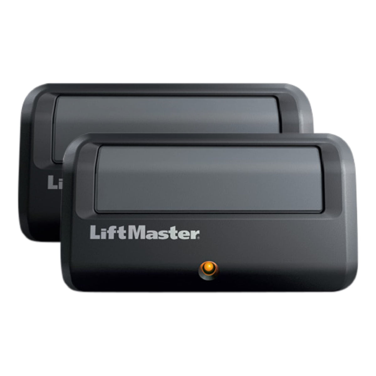 LiftMaster 891LM remote front view for simple one-button control.