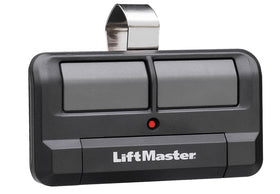 LiftMaster 892LT two-button remote front view for quick dual-door control.