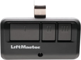 LiftMaster 893LM remote with visor clip for quick access in the car
