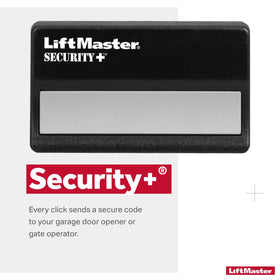 3V battery included with LiftMaster remote for immediate use.