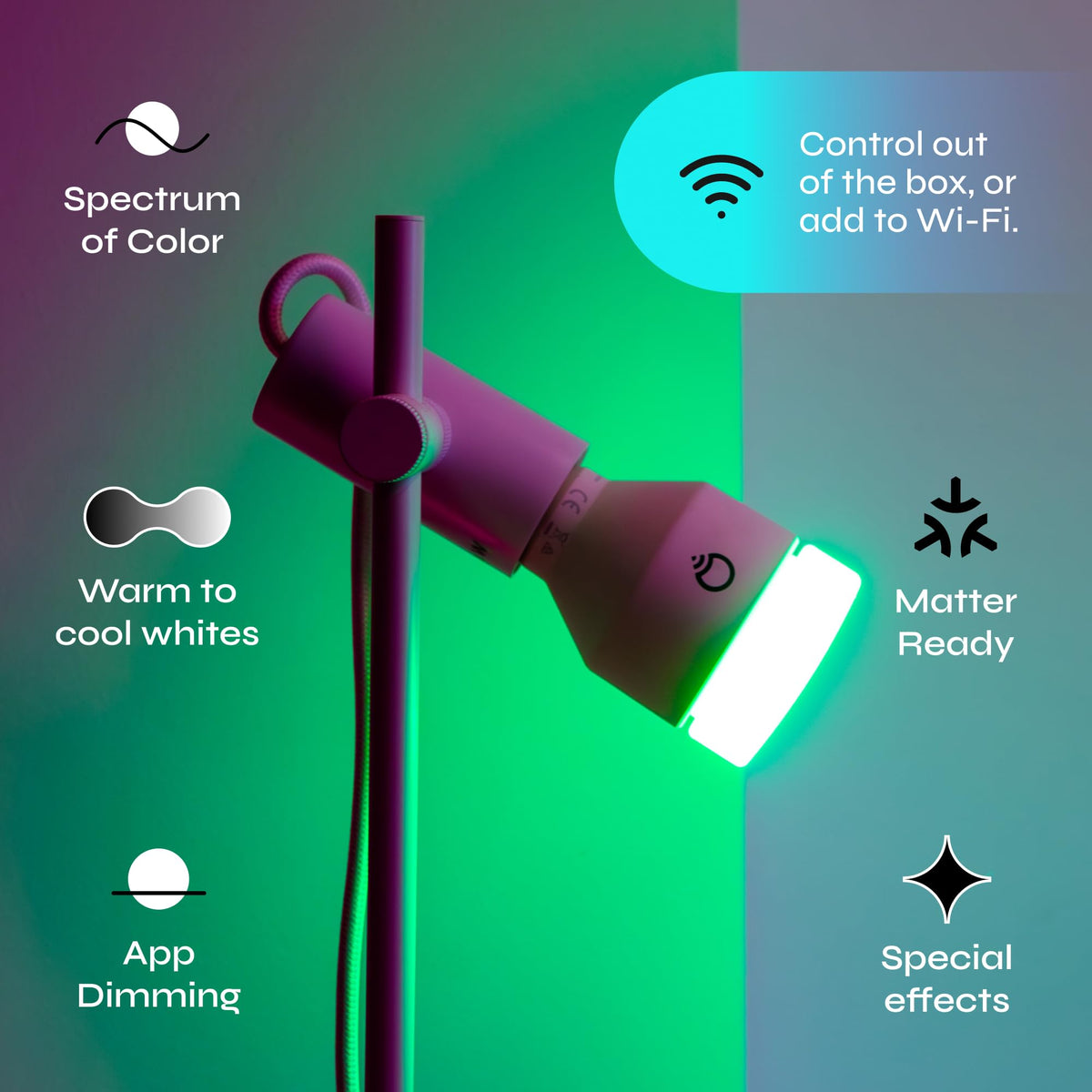 LIFX A19 color scenes for dynamic mood lighting