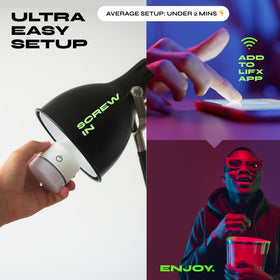 LIFX A19 Matter setup via QR code for quick pairing