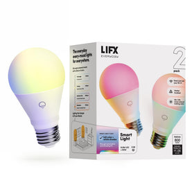 LIFX Everyday A19 color bulb, vibrant spectrum for mood lighting