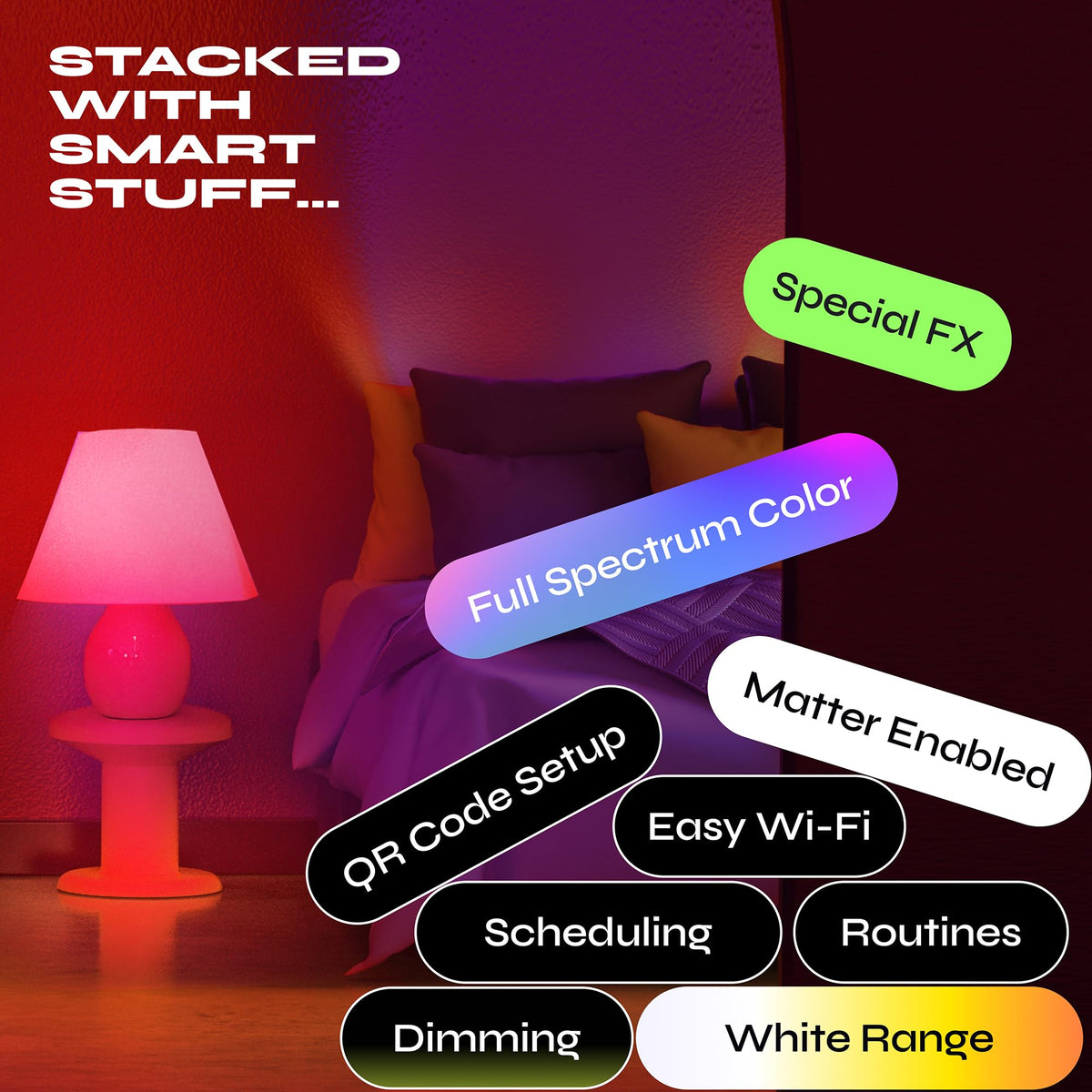 LIFX Everyday A19 dimmable scenes for schedules and mood shifts