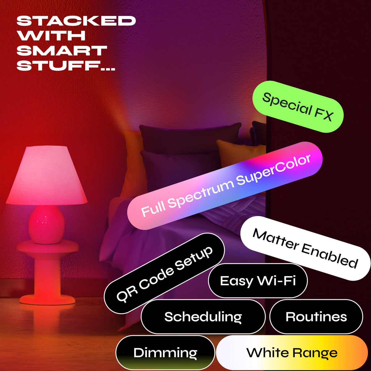 LIFX Matter-ready and HomeKit-compatible for seamless control.