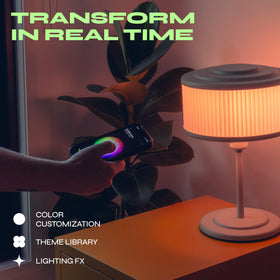 LIFX tunable white ranges from warm to cool for any mood.
