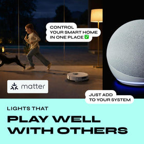 LIFX 9W LED delivers energy-efficient, 60W-equivalent brightness.