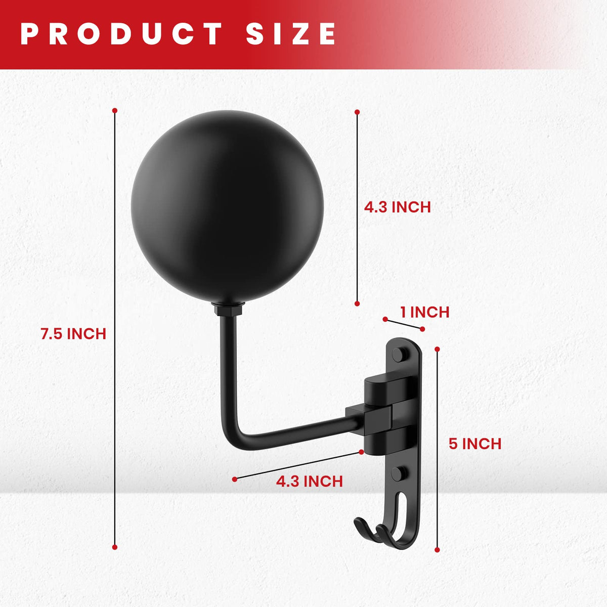 LIFXIZE durable aluminum hanger emphasizes strength for heavy helmets and gear.