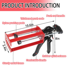 LIGAGEDE 200ml gun with secure locking for easy cartridge loading