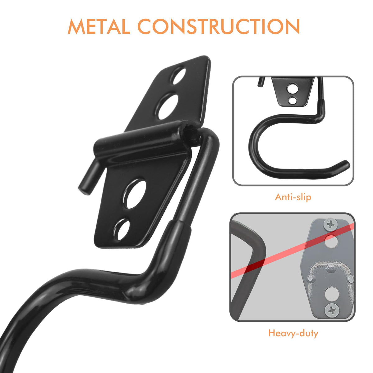 Light Dust non-slip rubber coating protects grips and prevents slipping.