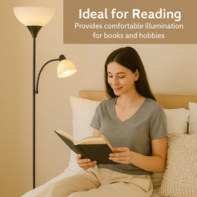 LIGHTACCENTS ideal for bedrooms, living rooms, dorms, or home offices with space-saving design.