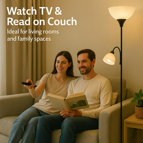 LIGHTACCENTS gooseneck reading arm lets you direct light precisely where you need it.